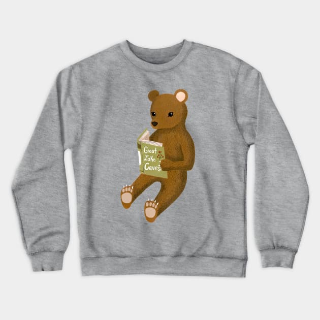 Reading Bear Crewneck Sweatshirt by annyamarttinen